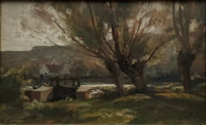 Paysage - Huile de Henri Zuber