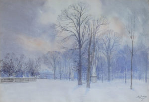 Le Luxembourg sous la neige