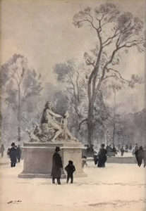 Les Tuileries en hiver