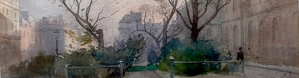 Paris, jardin devant le Collège de France Paris, jardin devant le Collège de France